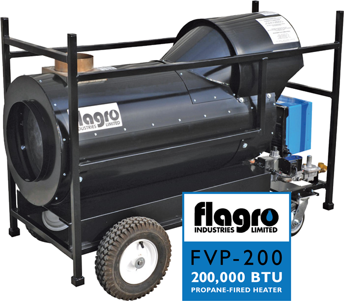 Flagro 200,000 BTU Propane-Fired Heater