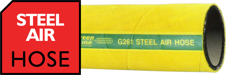 G261 Yellow Steel Air Hose