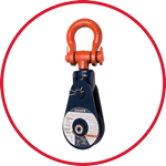 419 Snatch Block with Shackle - Single Sheave