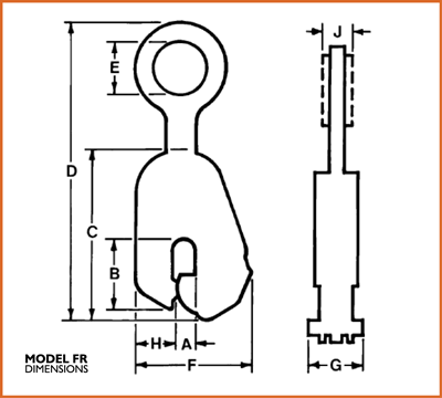 diagram of JC Renfroe Plate Clamp