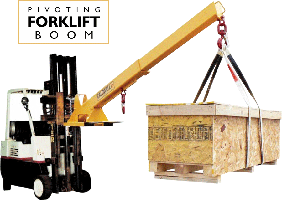 Telescoping Pivoting Forklift Boom