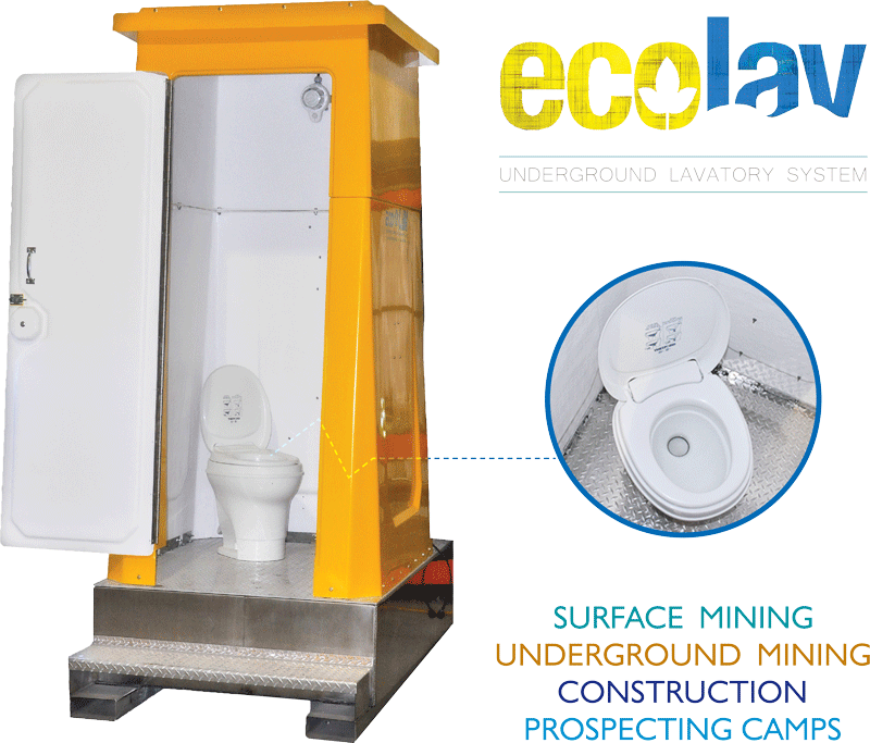 Ecolav Lavatory System Mining Toilet